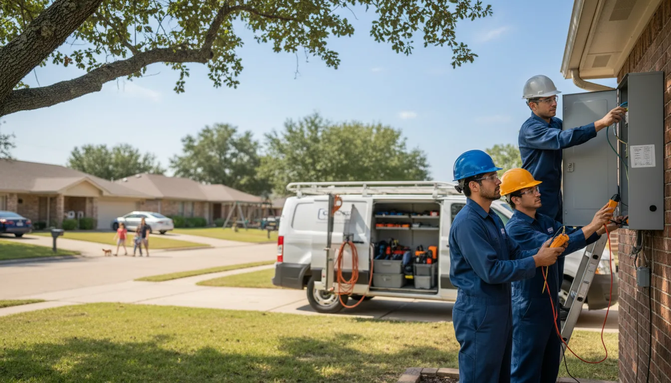 Certified electrician providing emergency electrical services in Edison, GA